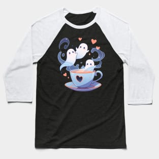 ghosts and coffee Baseball T-Shirt